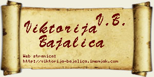 Viktorija Bajalica vizit kartica